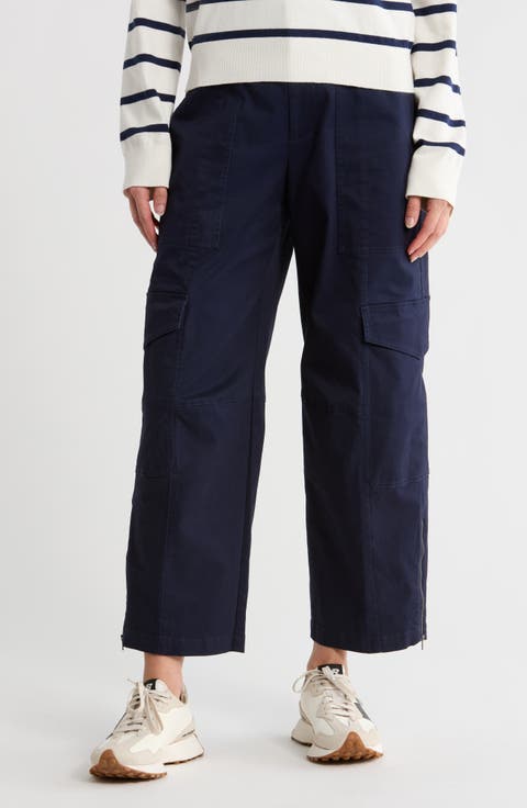 Stretch Cotton Twill Cargo Pants