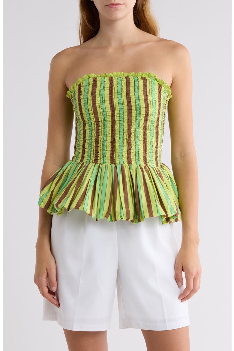 Bethan Bubble Camisole, Main, color, LIME
