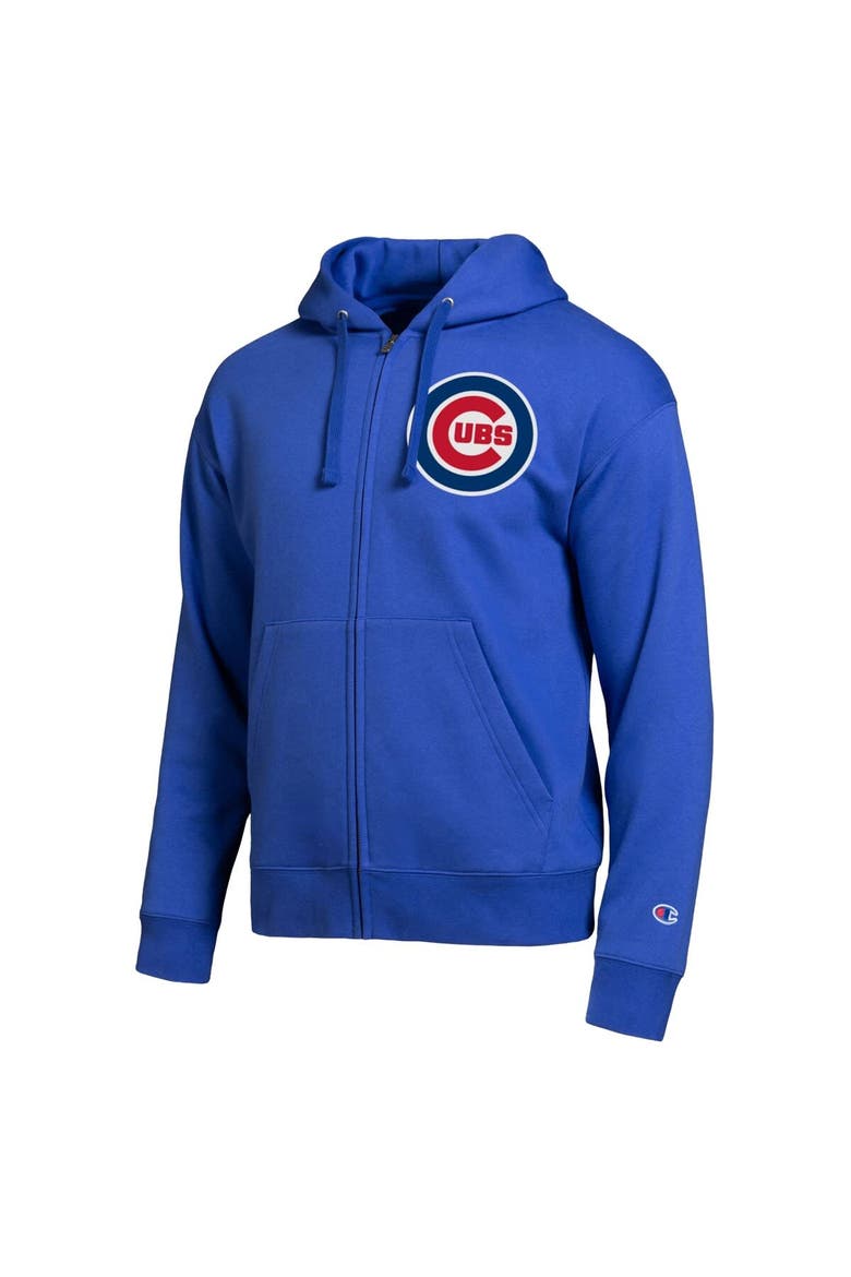 Men's Champion Royal Chicago Cubs All-Star Full-Zip Hoodie, Alternate, color, Royal
