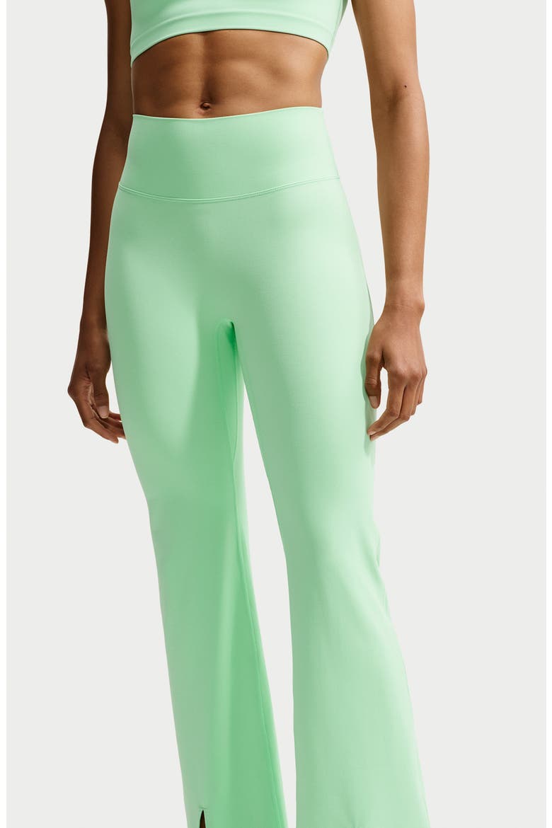 Zenvy Dri-FIT Flare Leggings, Alternate, color, CUCUMBER CALM/ COOL GREY