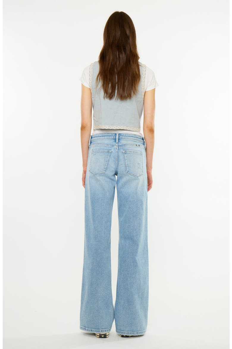 Dian Low Rise Wide Jeans, Alternate, color, Light Wash