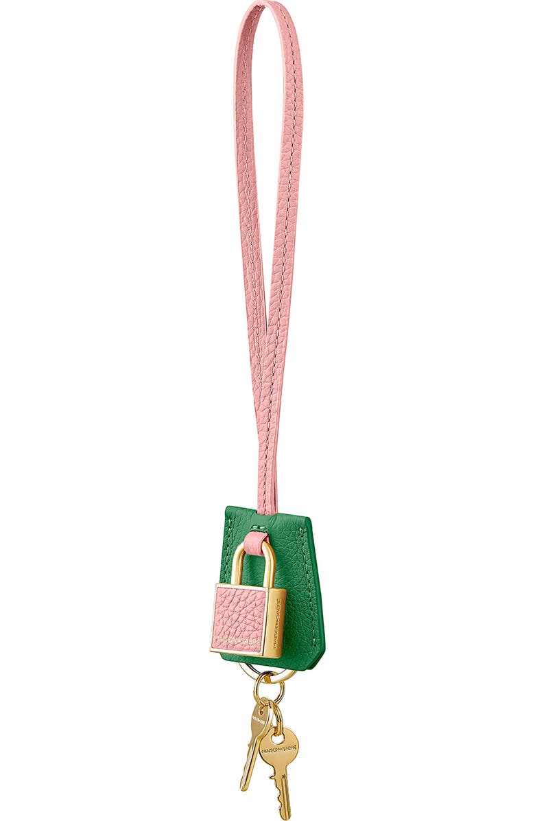 MAISON de SABRÉ The SABRÉMOJI Padlock Charm, Alternate, color, Emerald Lily