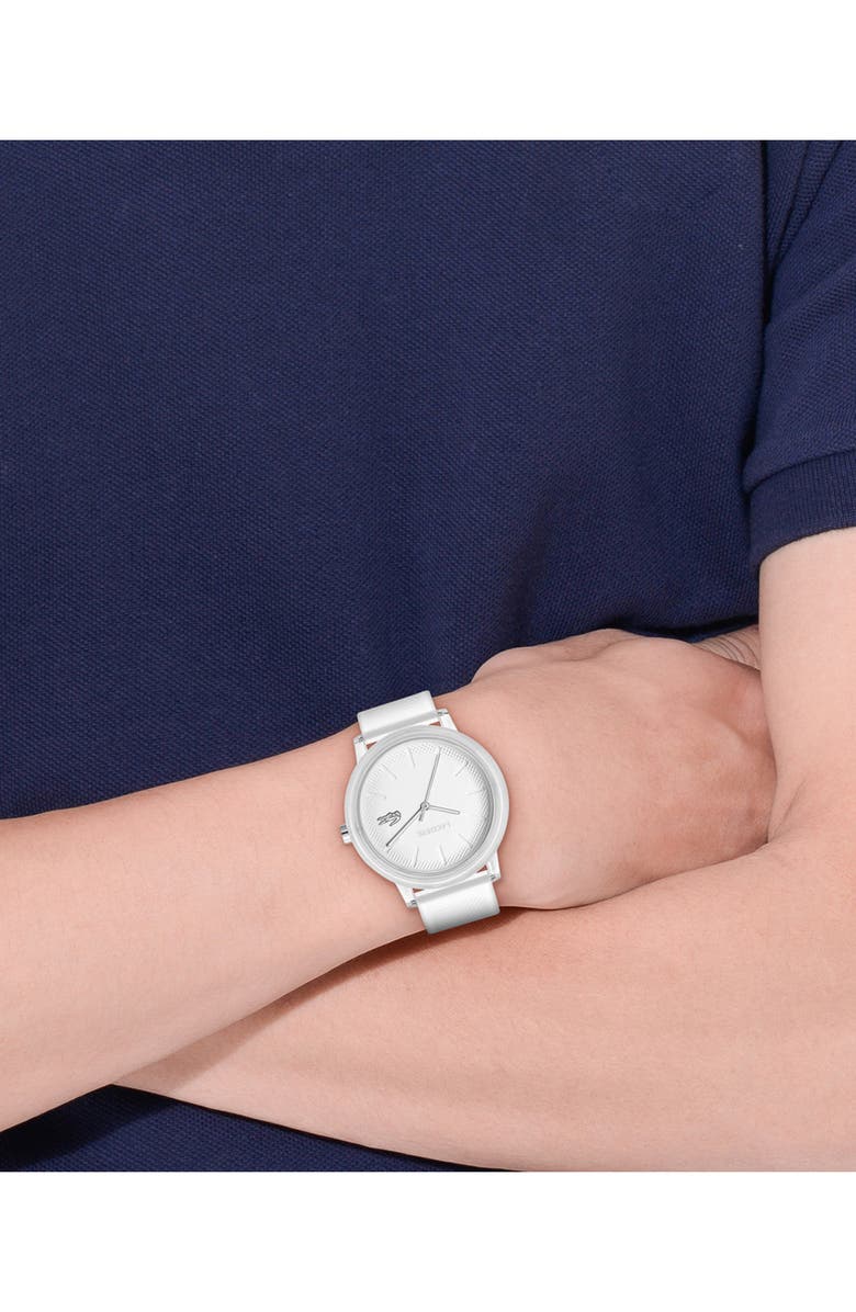 Lacoste L12.12 Silicone Strap Watch, 36mm, Alternate, color,
