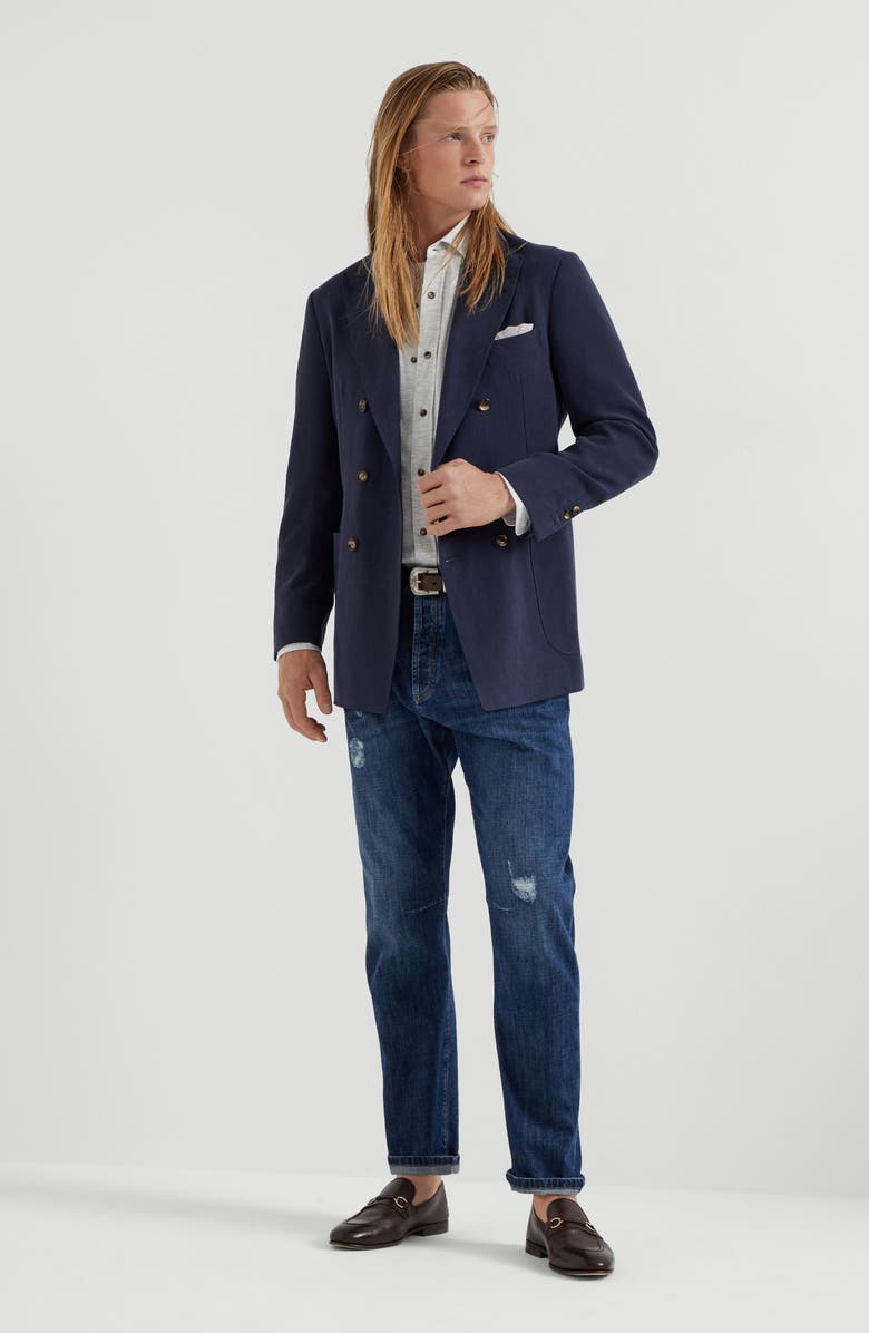 Brunello Cucinelli Shirt with snaps, Alternate, color, 