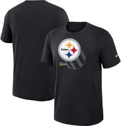Nike Men's Nike Black Pittsburgh Steelers Primetime Slub Dri-FIT T-Shirt