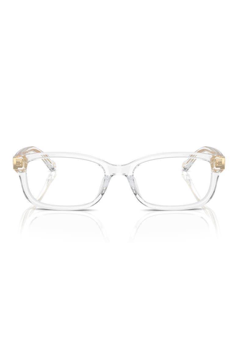 50mm Rectangular Optical Glasses, Main, color, TRANSPARENT CLEAR / DEMO LENS