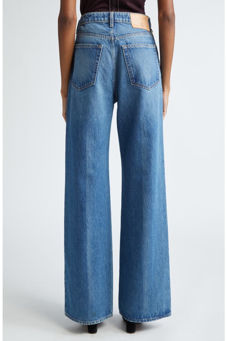 The Willow High Waist Wide Leg Jeans, Alternate, color, DANUBE MEDIUM INDIGO WASH