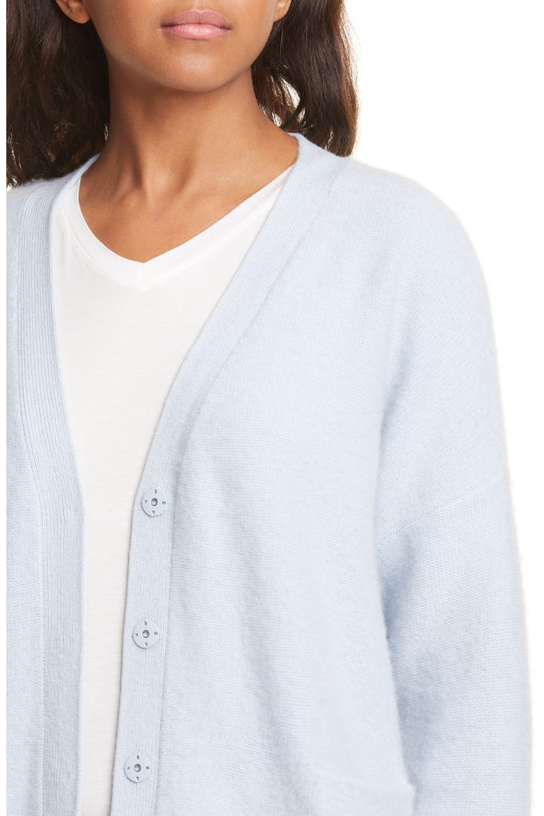 Cashmere Cardigan, Alternate, color, BLUE SKYWAY