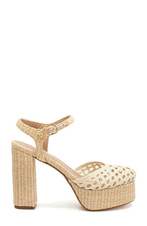 Andrea Gomez Beatriz Platform In Natural Raffia