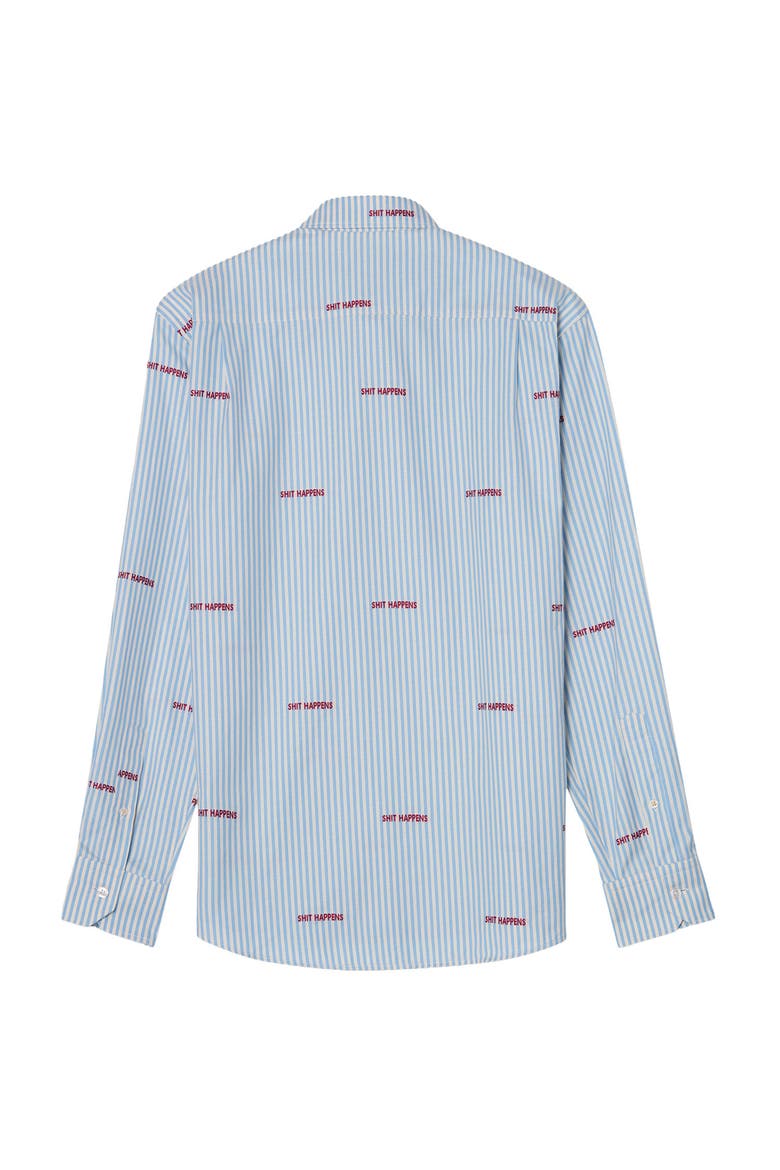 Reynolds Novelty Bengal Twill Shirt, Alternate, color, Light Blue