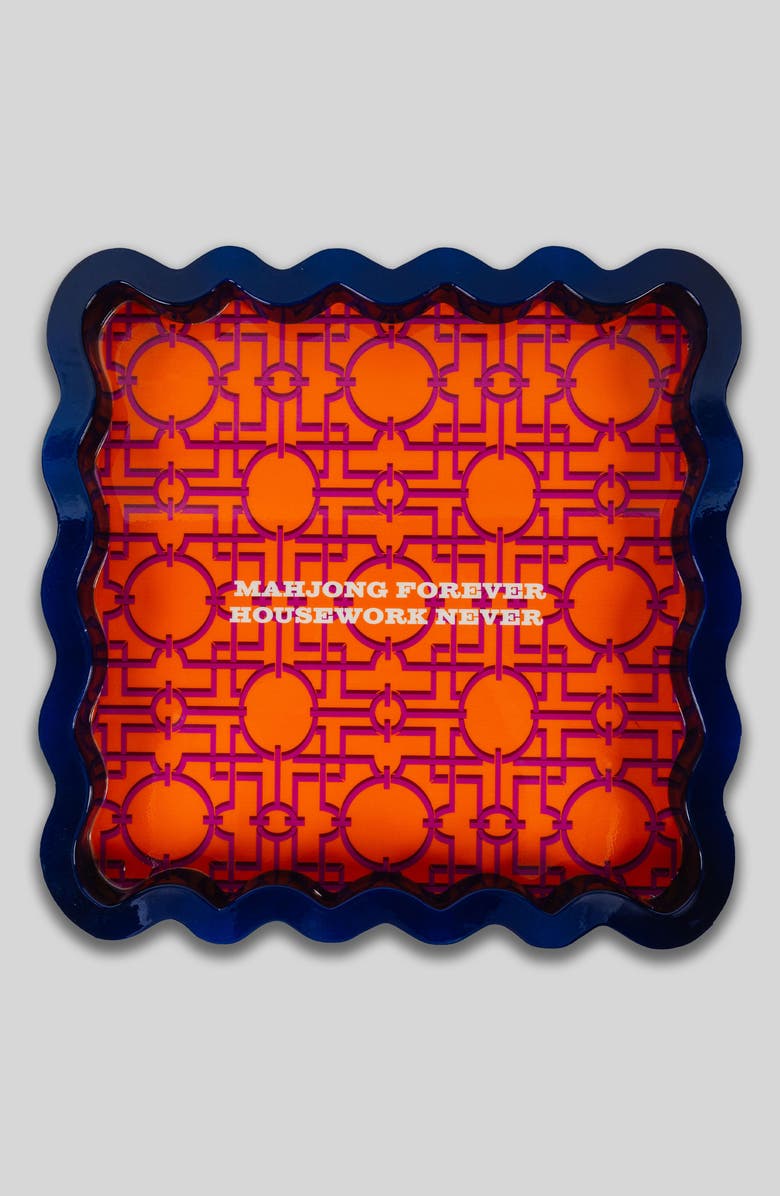 Furbish Mahjong Large Lacquer Tray, Main, color, Mahjong Large