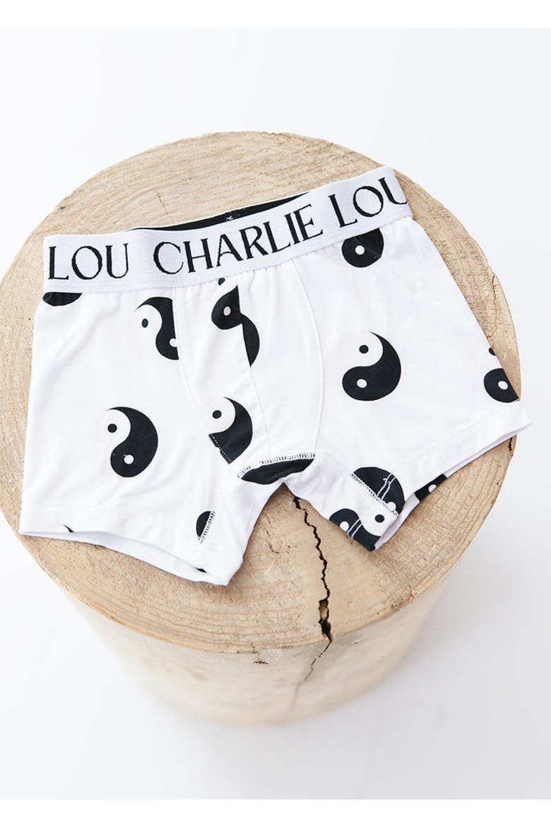 Yin & Yang Boxer Briefs, Alternate, color, White