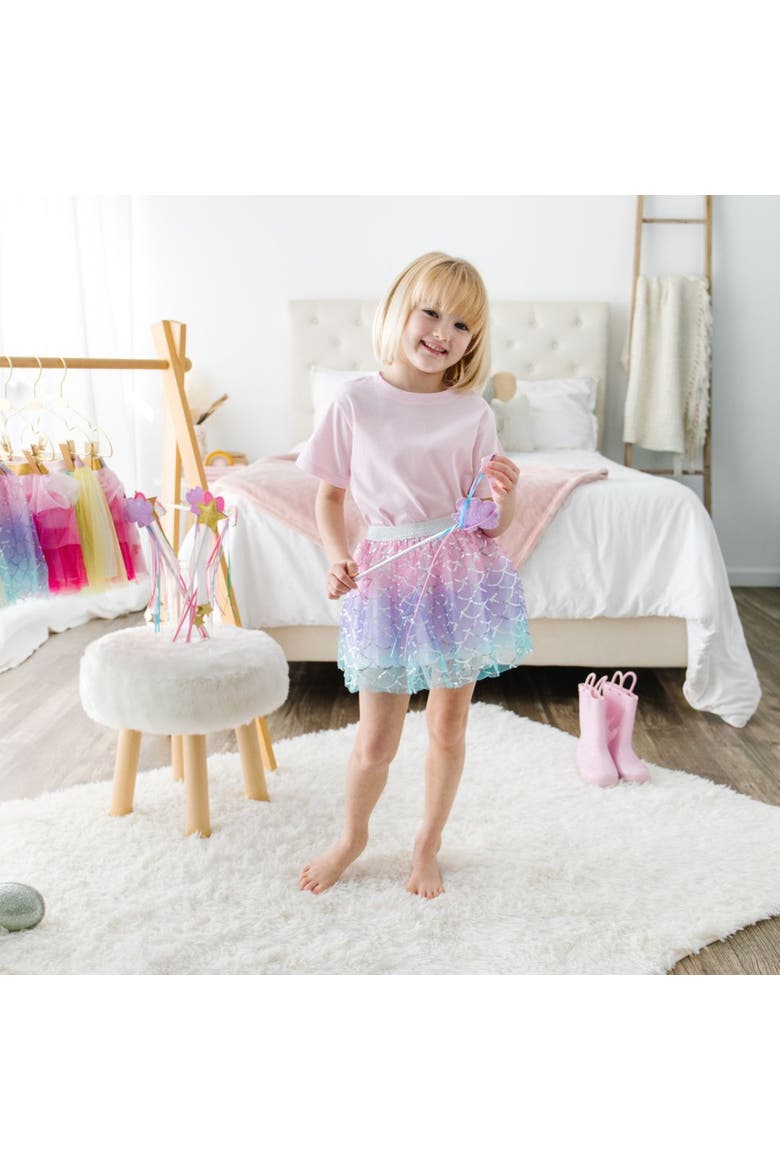 Sparkling Mermaid Tutu, Alternate, color, Multicolor
