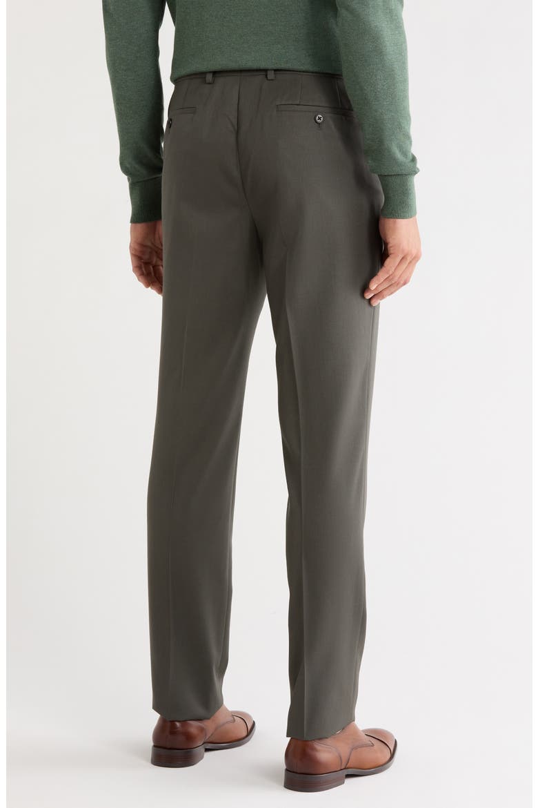 Solid Wool Pants, Alternate, color, OLIVE