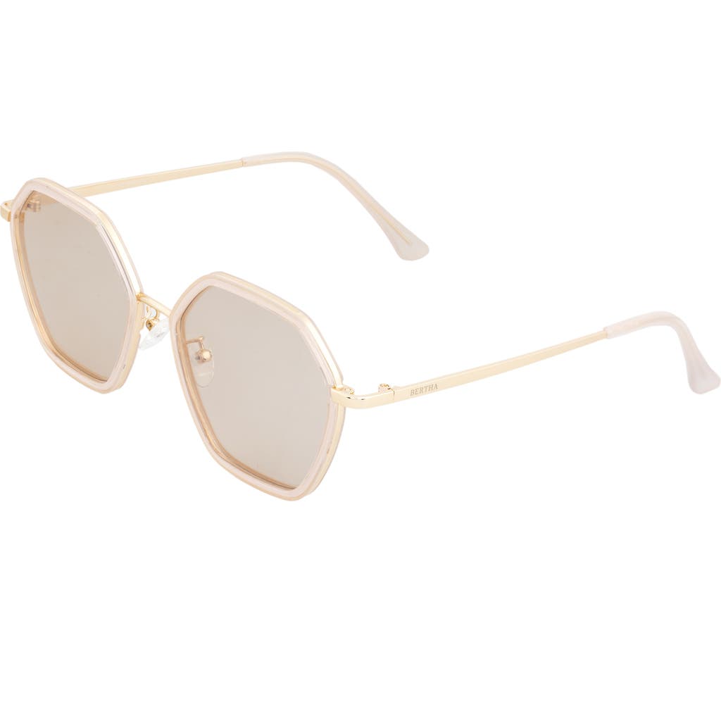 BERTHA Ariana Polarized Sunglasses in Pink/clear  product