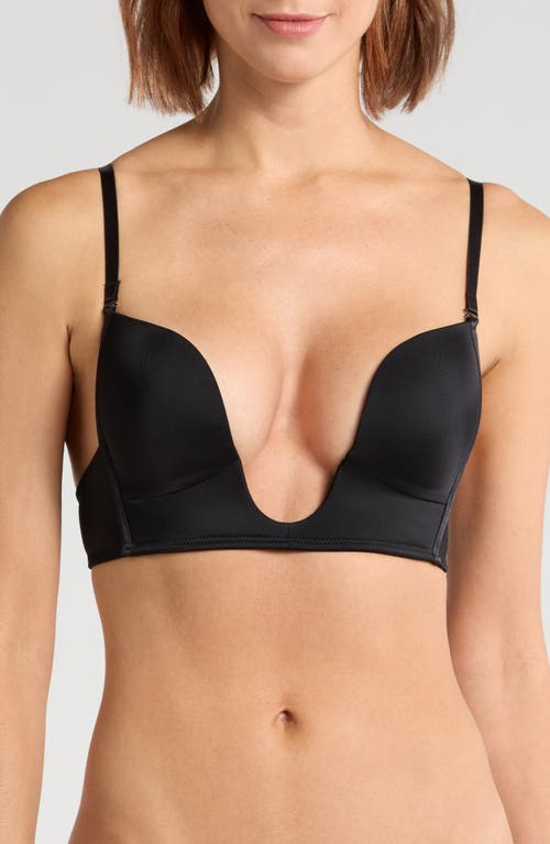 MAGIC Bodyfashion V-Bra Convertible Plunge Bra in Black 