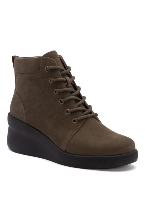 Abeo Passage Lace Up Boot In Olive - Regular