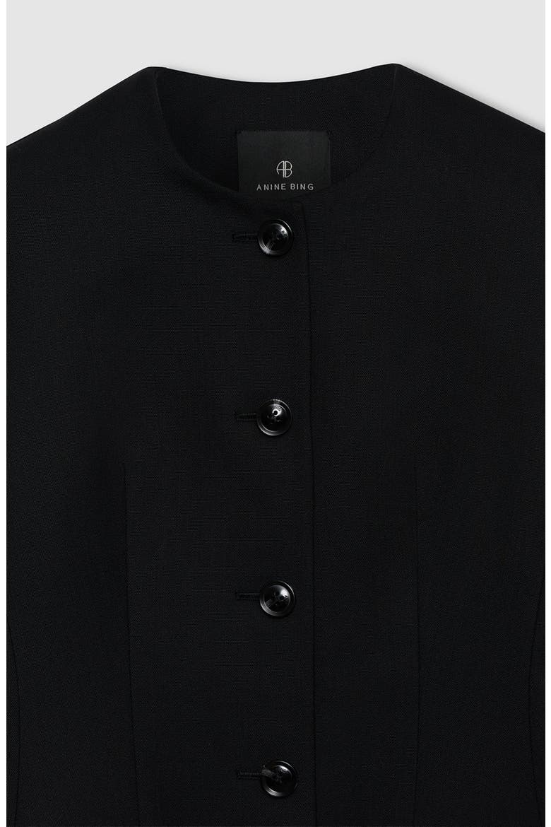 Huda Blazer, Alternate, color, Black