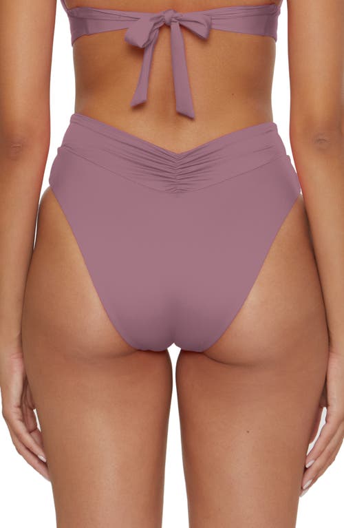 Becca Color Code High Waist Bikini Bottoms In Purple