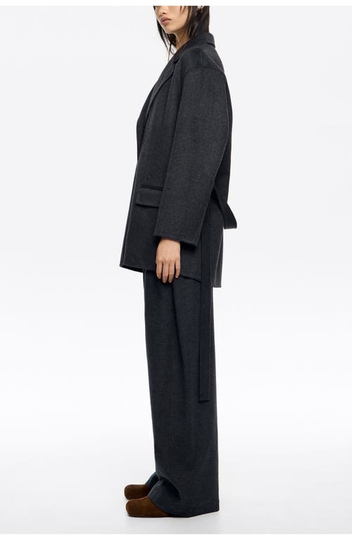 Bimba Y Lola Double-face Belted Jacket In Black