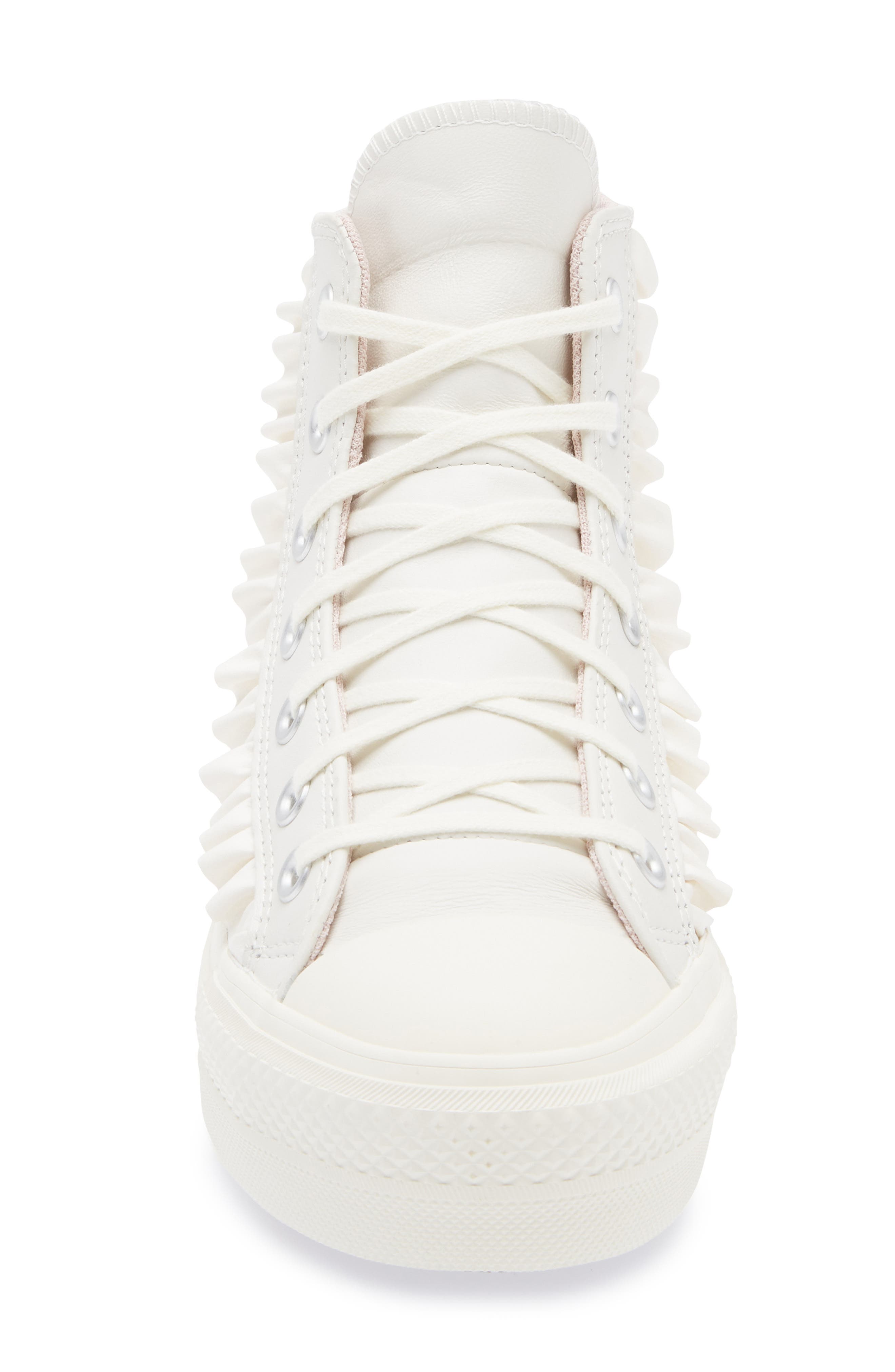 Chuck Taylor® All Star® Lift High Top Sneaker, Alternate, color, VINTAGE WHITE