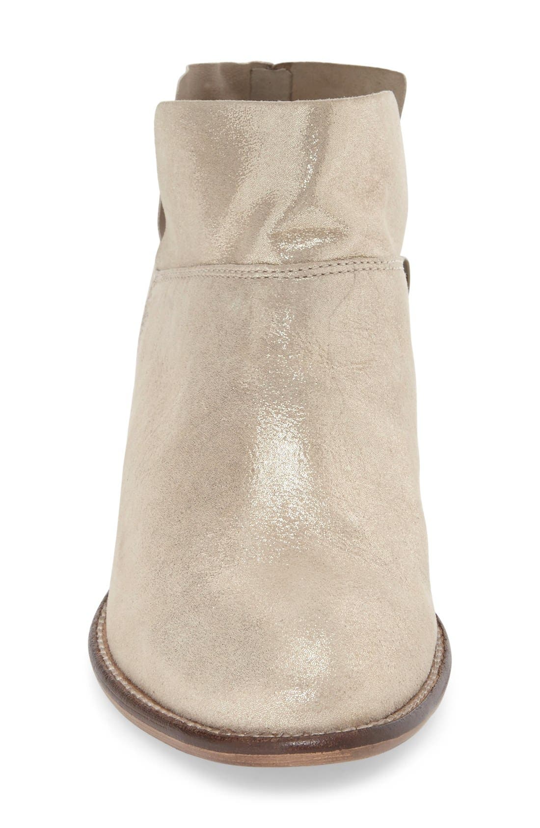 'Snare' Bootie, Alternate, color, SILVER METALLIC LEATHER