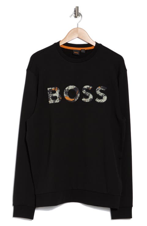 We Boss Appliqué Sweatshirt