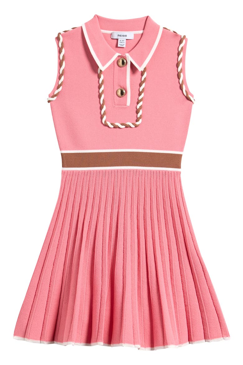 Kids' Niamh Sleeveless Sweater Dress, Main, color, CORAL