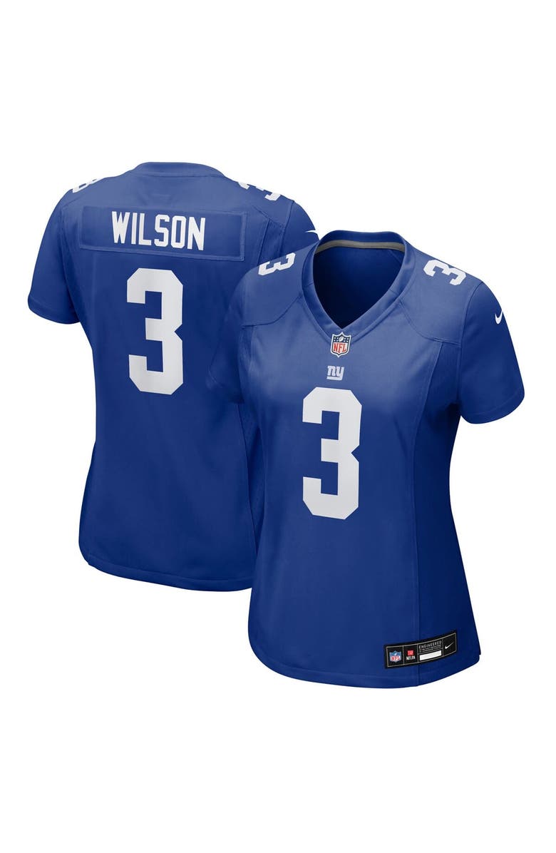 Nike Women's Nike Russell Wilson Royal New York Giants Game Jersey, Main, color, 