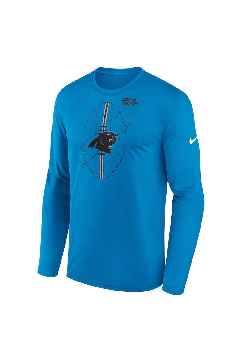 Men's Nike Blue Carolina Panthers Legend Icon Long Sleeve T-Shirt, Alternate, color, Blue