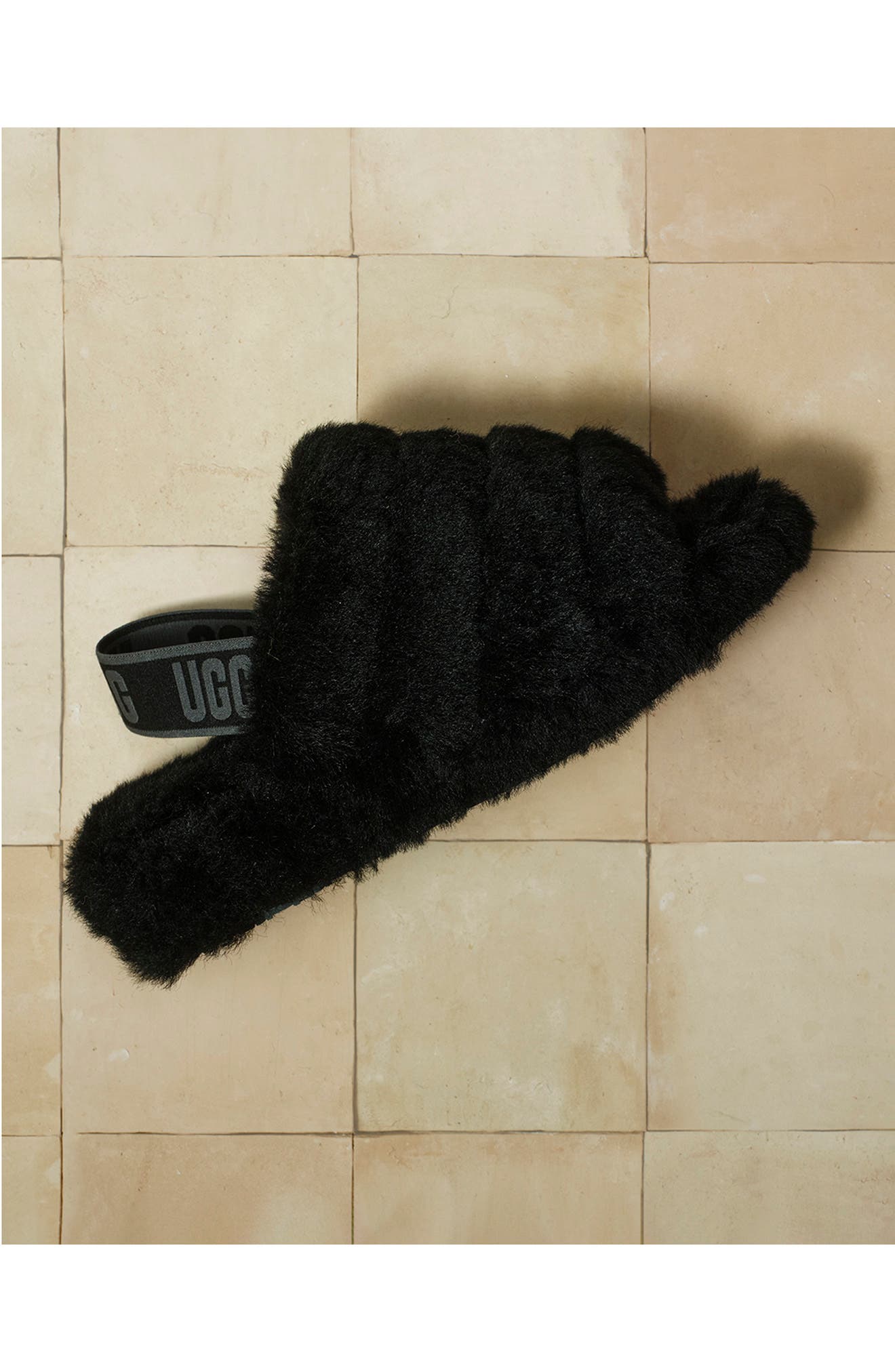 Fluff Yeah Genuine Shearling Slingback Sandal (Women) | Nordstrom