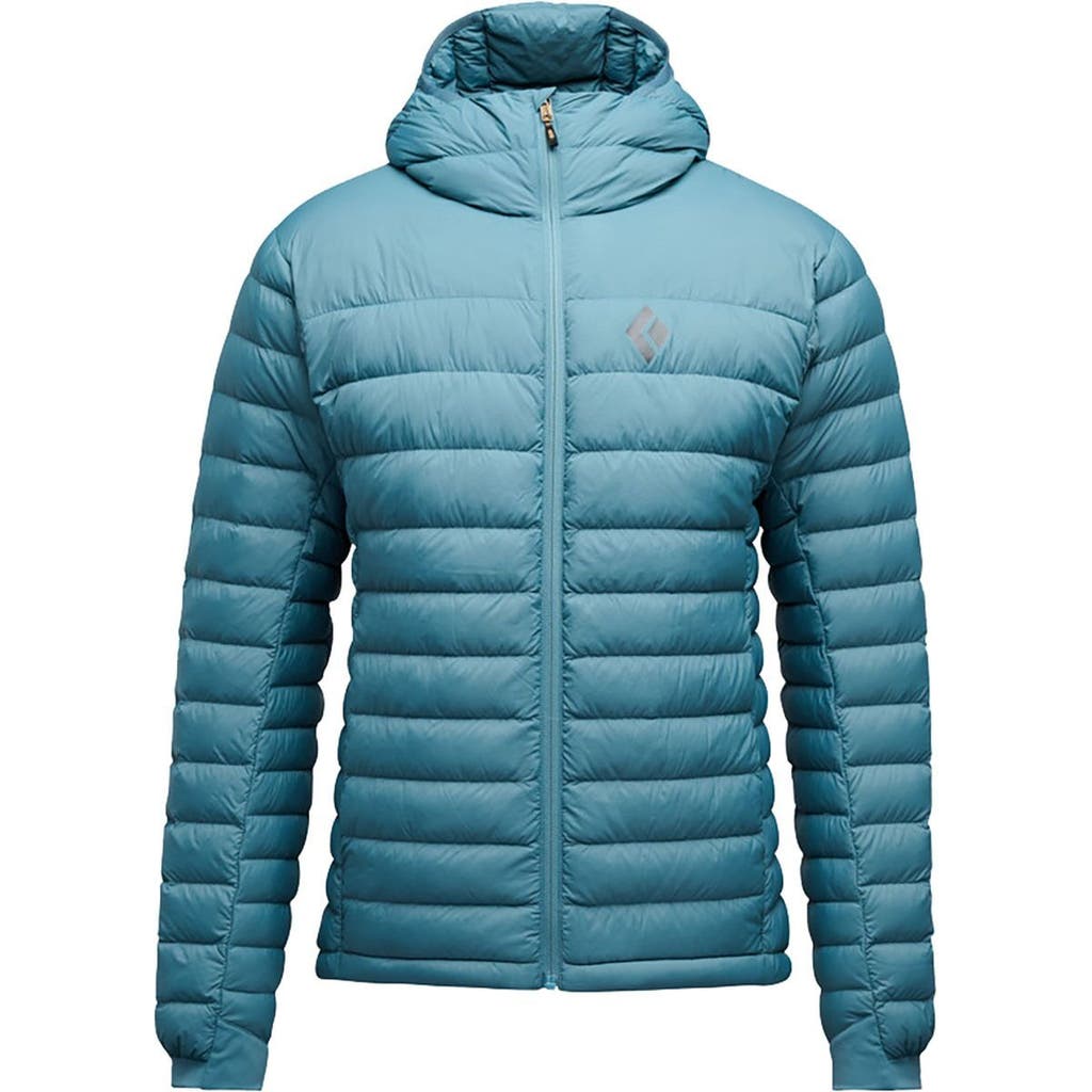 Black Diamond Access Down Hooded Jacket In Brown