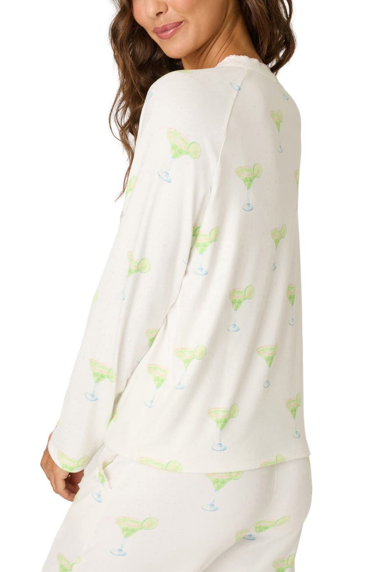 Margarita Mama Pajama Top, Alternate, color, IVORY