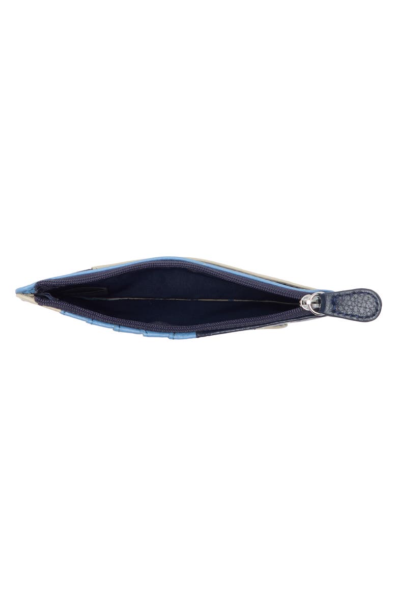 Slim Organizer Card Case, Alternate, color, NAVY MISTYBLUE PARCHMENT