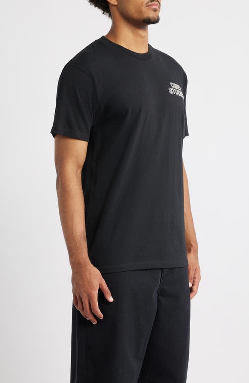 Obey Studios Statue Graphic T-shirt In Black