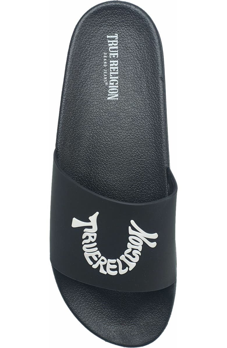 True Religion Men's TI Logo Slide, Alternate, color,