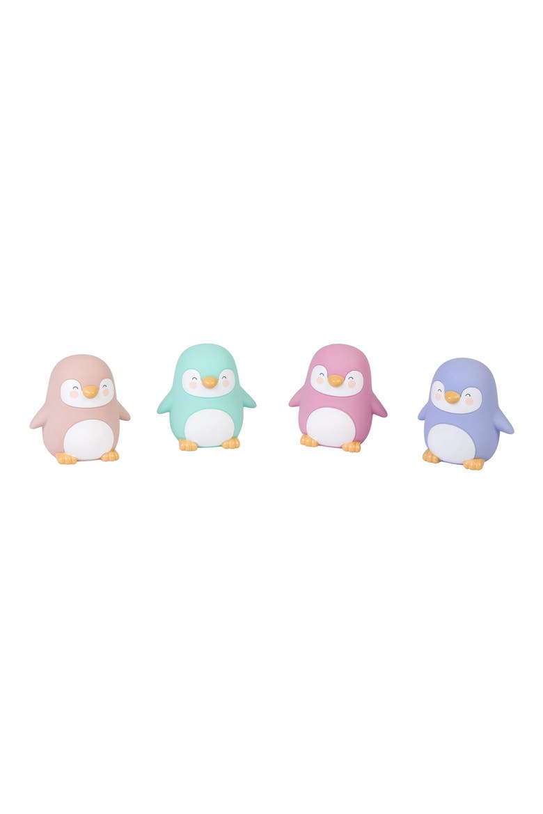 Penguins Party Bath Toy Set, Main, color, MULTI