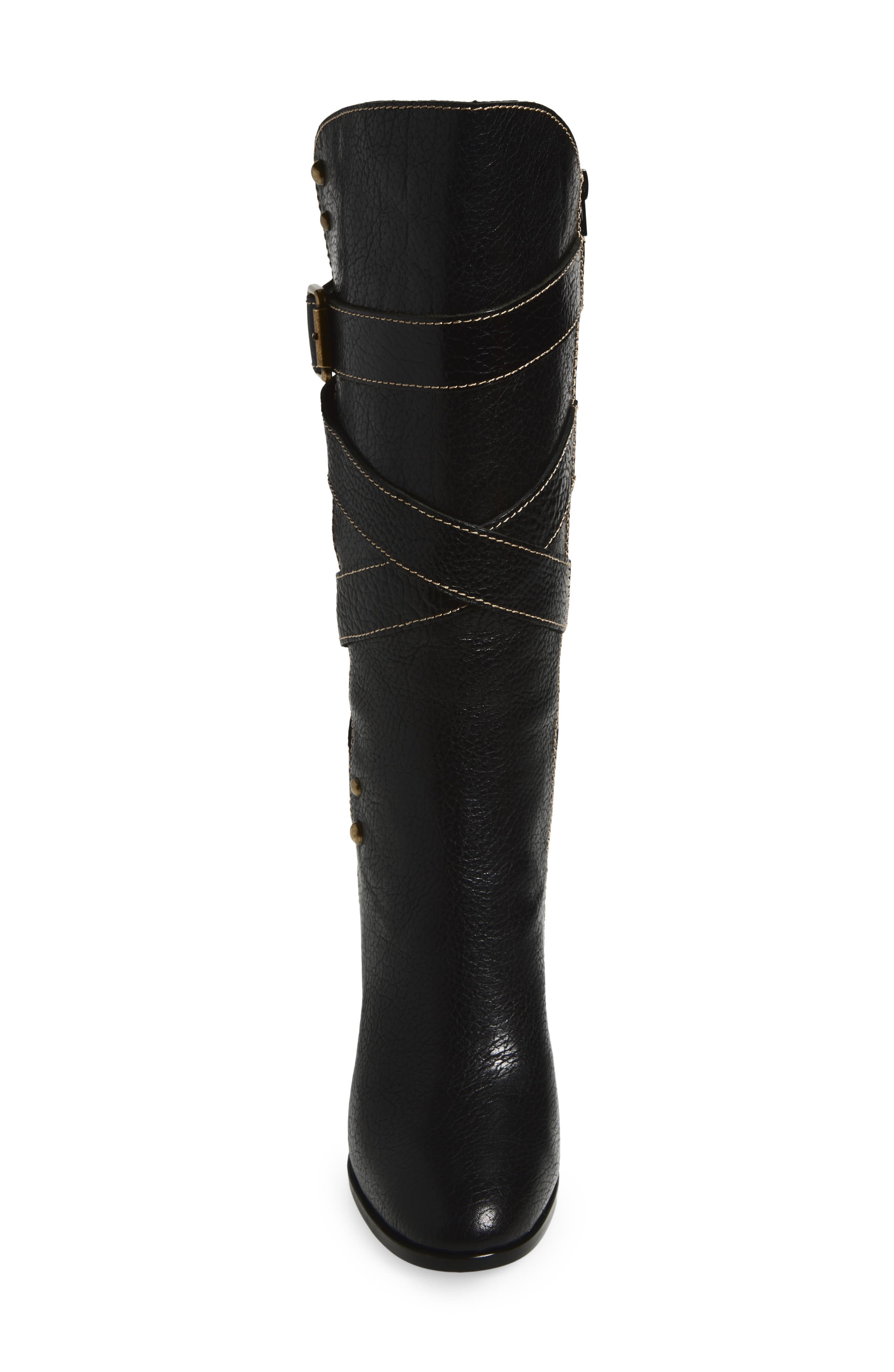 Jeffrey Campbell Porcini Boot, Alternate, color, Black/ Bronze