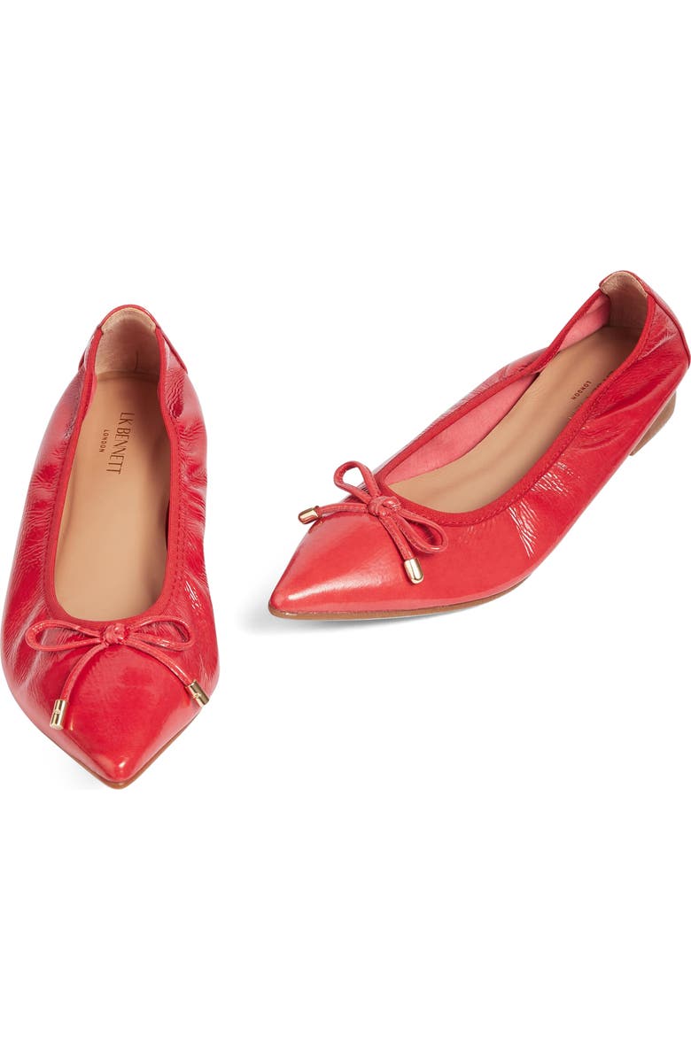 LK Bennett Tilly Pointed Toe Ballet Flat, Alternate, color,