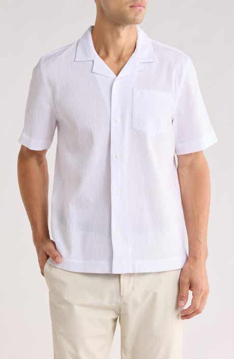 Original Penguin Seersucker Short Sleeve Camp Shirt