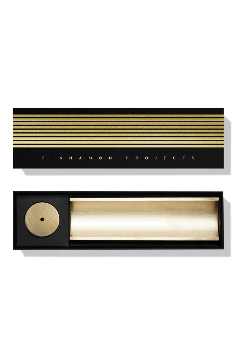 Circa Brass Incense Burner, Alternate, color, BRASS