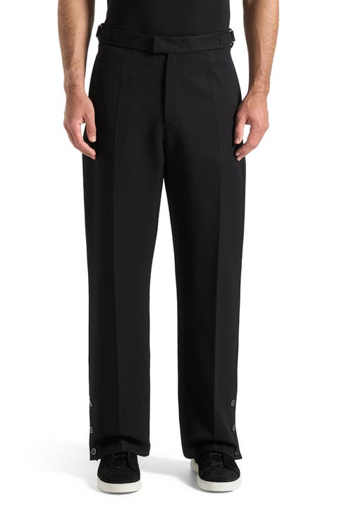 Boris Relaxed Fit Tailored Button Cuff Trousers