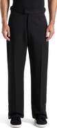 Manière De Voir Boris Relaxed Fit Tailored Button Cuff Trousers