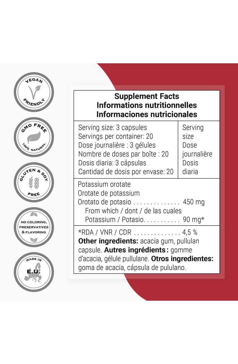SuperSmart Potassium Orotate Supplement, Alternate, color, NO COLOR