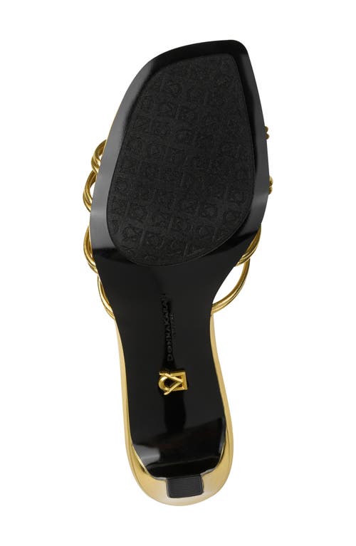 Donna Karan New York Bernade Slide Sandal In Gold