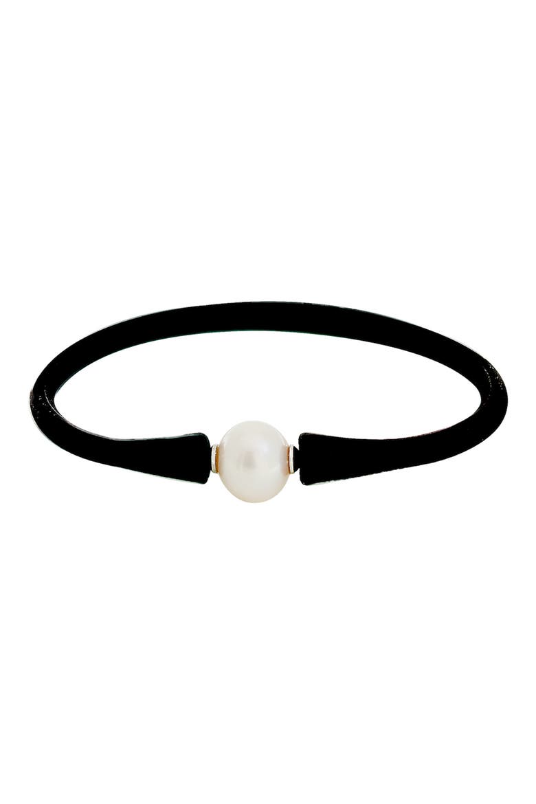 11mm Freshwater Pearl Bracelet, Alternate, color, WHITE