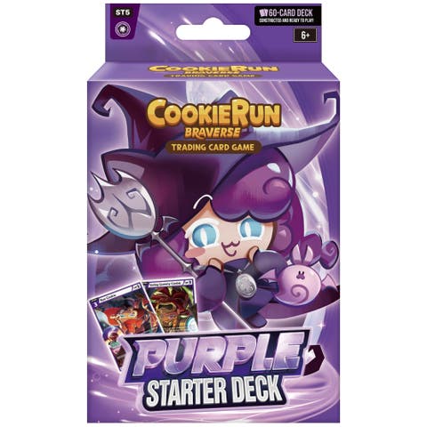 CookieRun Braverse Trading Card Game, Starter Deck Purple, Complex Game Play
