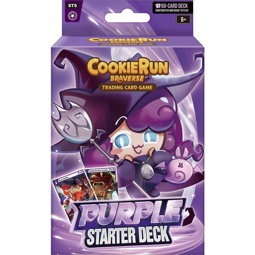DevSisters CookieRun Braverse Trading Card Game, Starter Deck Purple, Complex Game Play in Multicolored  product