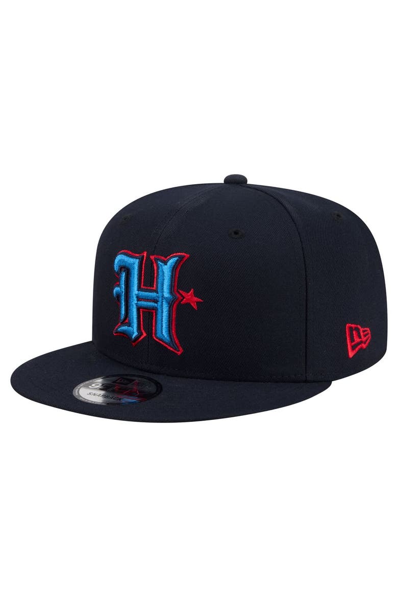 Men's New Era  Navy Houston Texans 9FIFTY Snapback Hat, Main, color, Navy