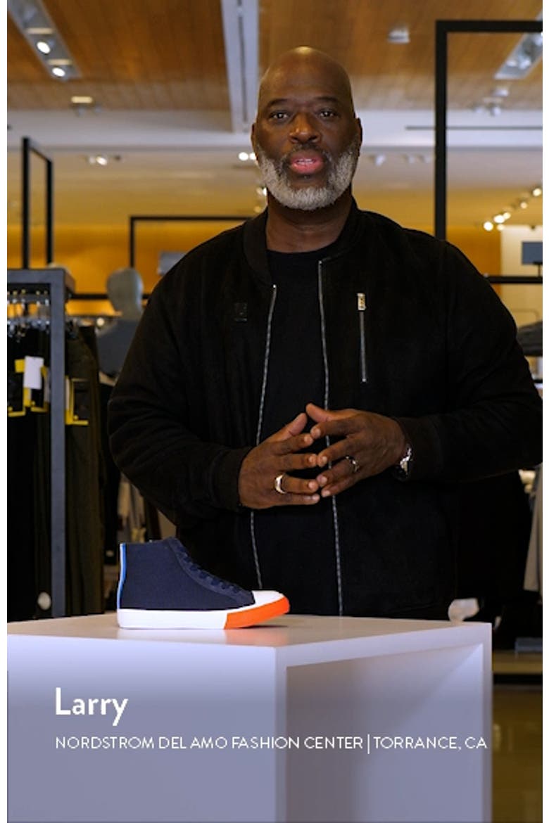 Kids' Contrast High Top Sneaker video